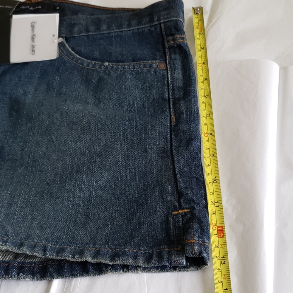Calvin Klein Jeans NEW Side Slit Shorts Women's 10 - Picture 9 of 16